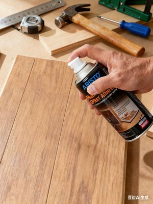 शिल्प और DIY परियोजनाओं में मजबूत और टिकाऊ बंधन के लिए स्थायी गैर-विषैले एक्रिलिक स्प्रे चिपकने वाला