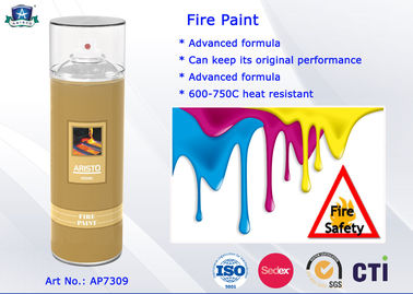 हीट प्रतिरोध एक्रिलिक स्प्रे पेंट / सिलिकॉन राल फायरप्रूफ पेंट स्प्रे 650 ℃ ~ 700 ℃
