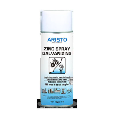 ठंडा Galvanizing जिंक स्प्रे पेंट / जिंक रिच पेंट सुरक्षात्मक कोटिंग स्प्रे 400 मिलीलीटर